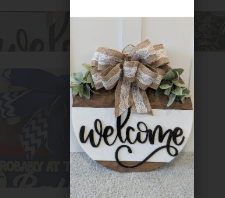 Handcrafted 18" Welcome Signs - Image 3