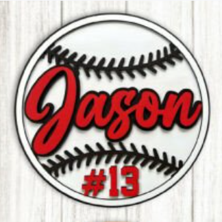 Custom Sports Signs – Personalized 12-Inch - Image 4